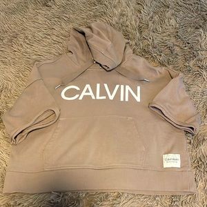 Calvin Klein performance short sleeve hoodie